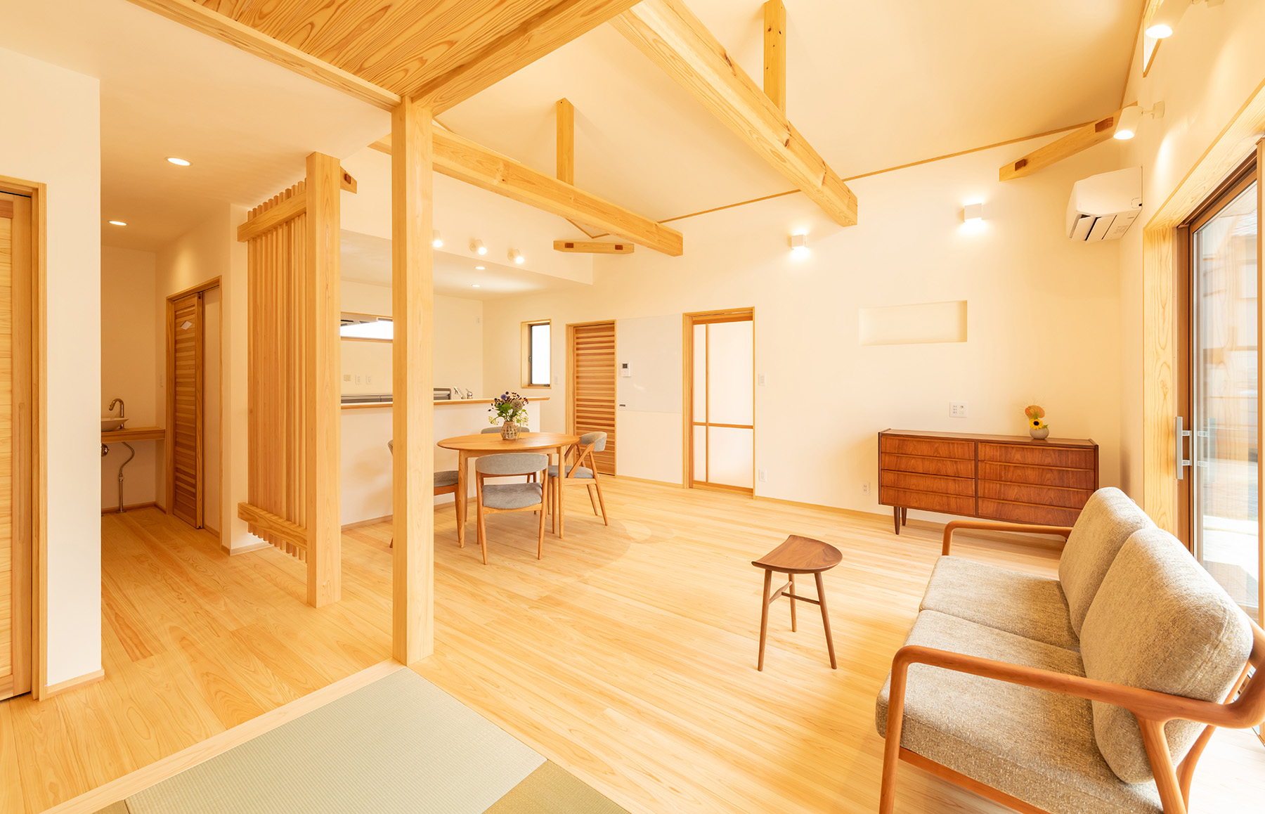 自然素材を使った身体に優しい空間づくり