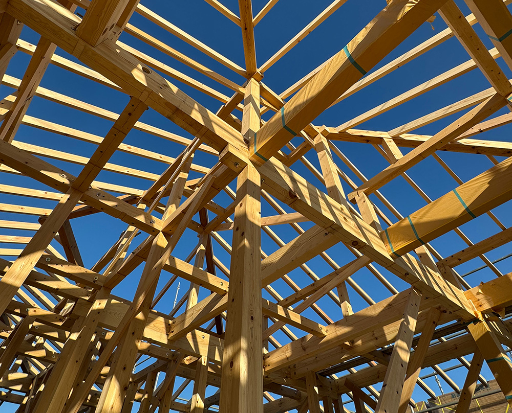 北限の桧で組み上げた、地震にも強い住まい。